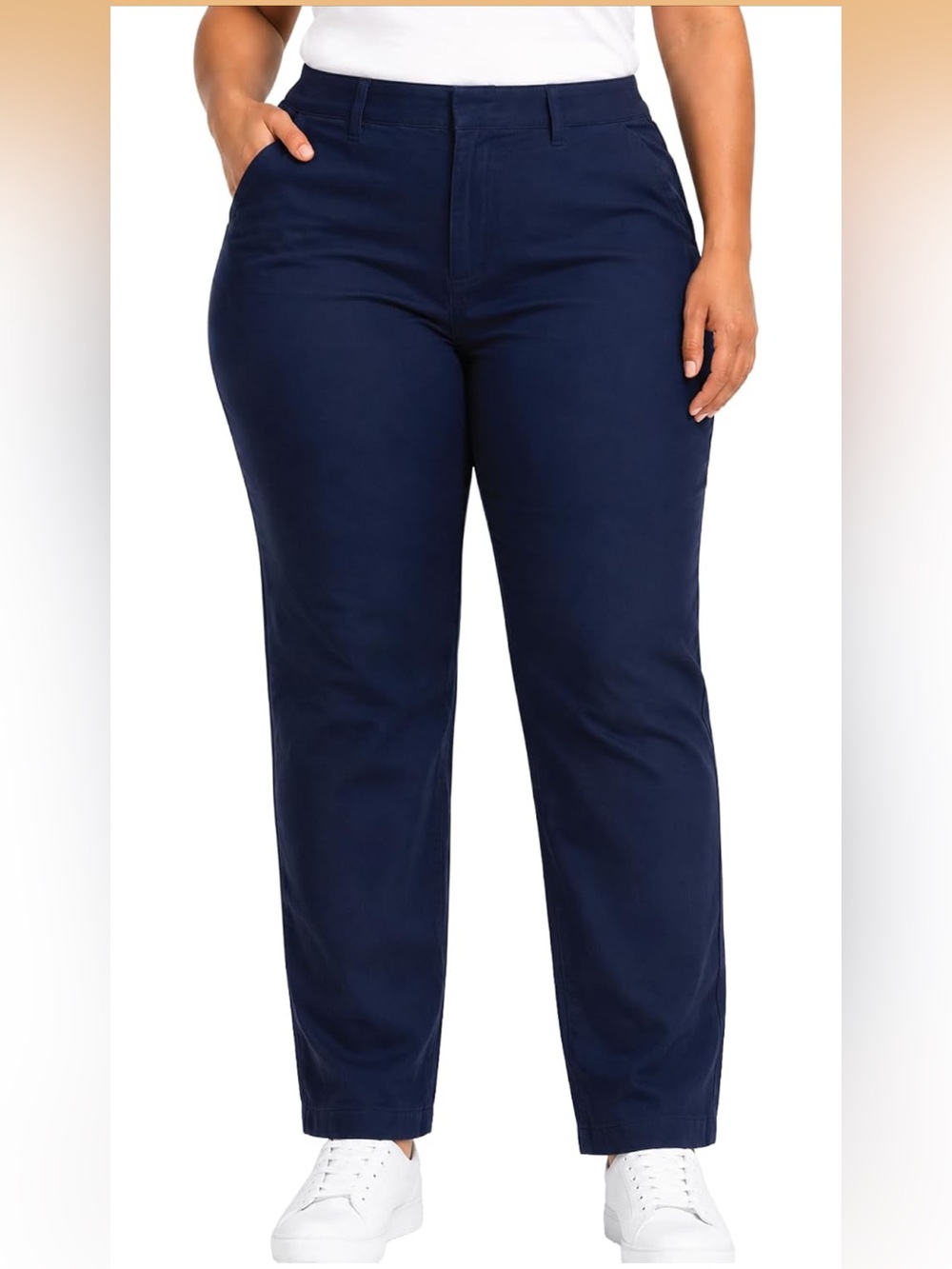 Dickies: Navy Blue Straight-Leg Khakis